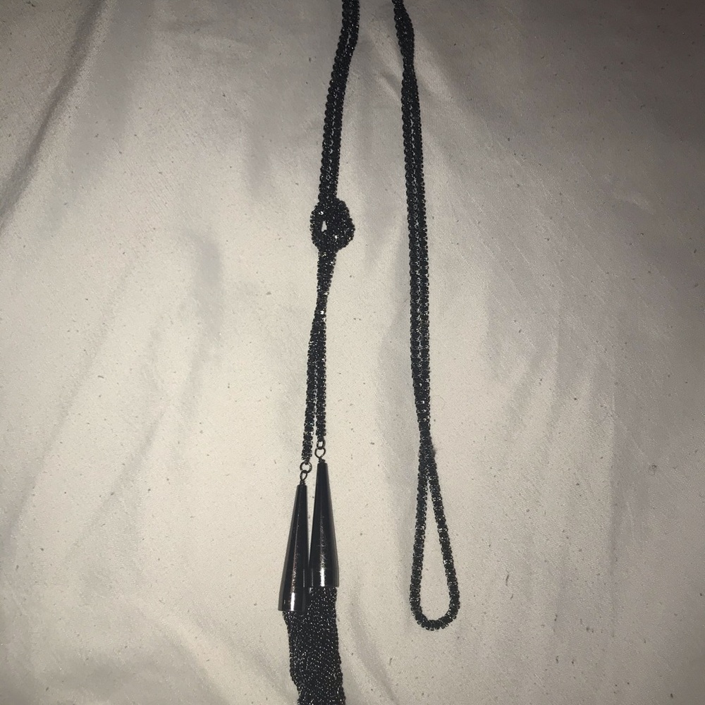 Gunmetal Kendra Scott Phara necklace